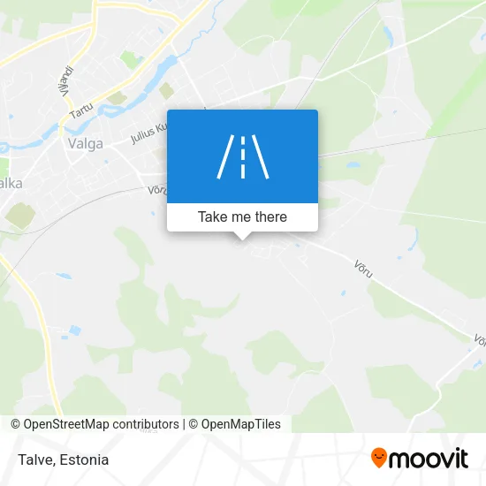 Карта Talve