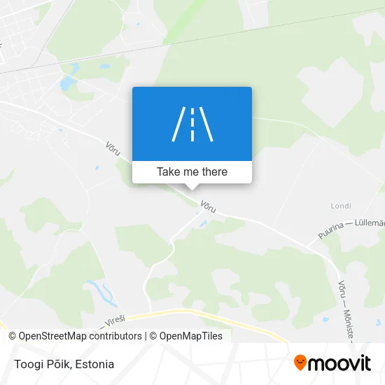 Карта Toogi Põik