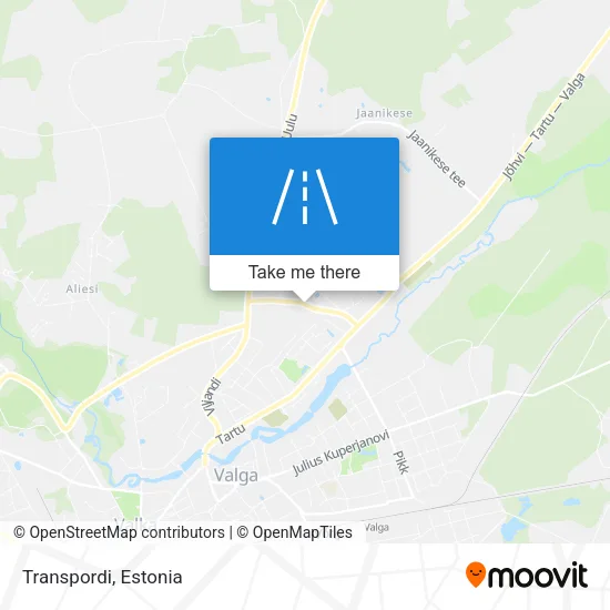 Карта Transpordi