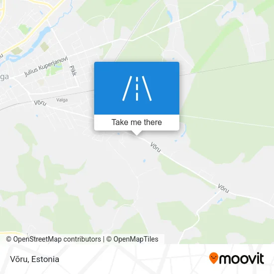 Карта Võru