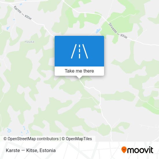 Karste — Kitse map