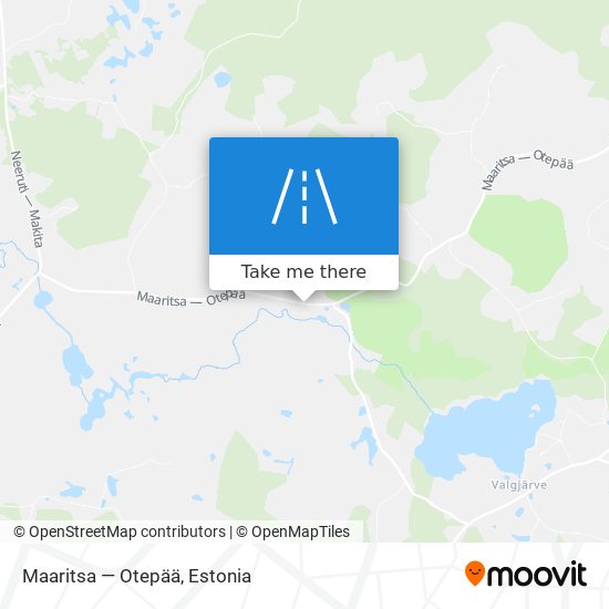 Maaritsa — Otepää map
