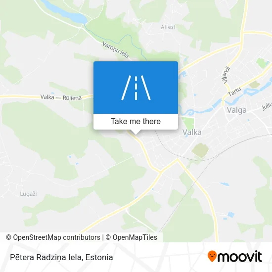 Карта Pētera Radziņa Iela
