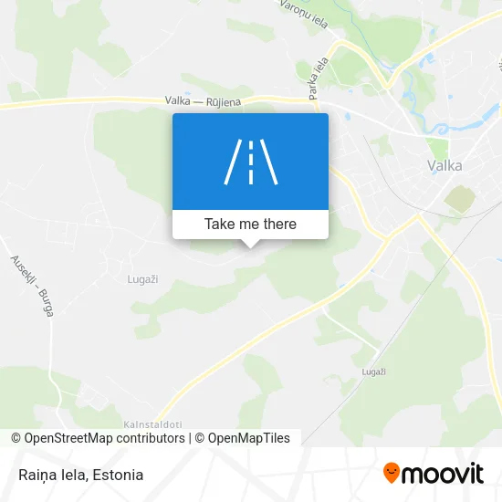 Карта Raiņa Iela