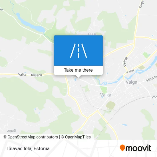 Карта Tālavas Iela