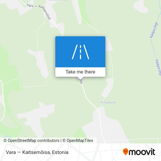 Vara — Kaitsemõisa map