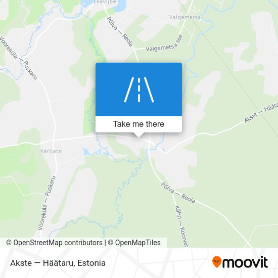 Akste — Häätaru map