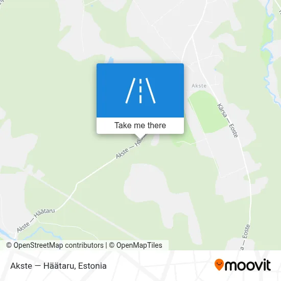 Akste — Häätaru map