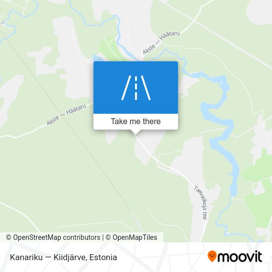Kanariku — Kiidjärve map