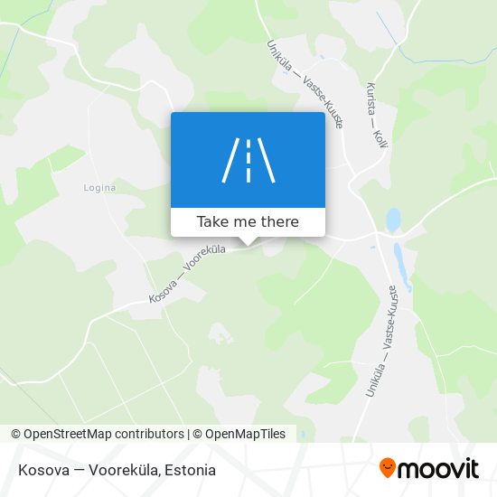 Kosova — Vooreküla map