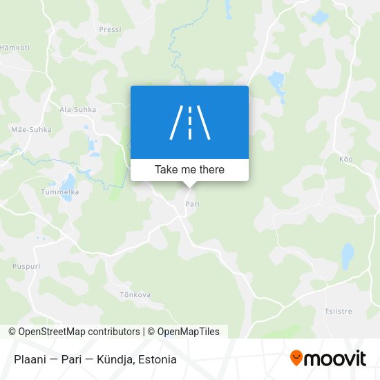 Plaani — Pari — Kündja map