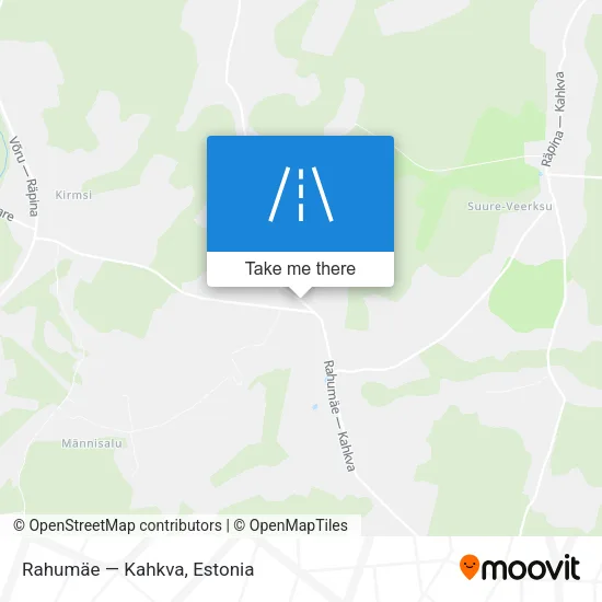 Карта Rahumäe — Kahkva