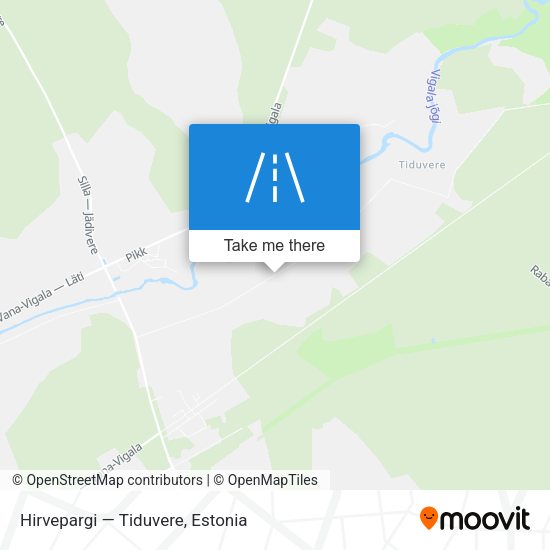 Hirvepargi — Tiduvere map