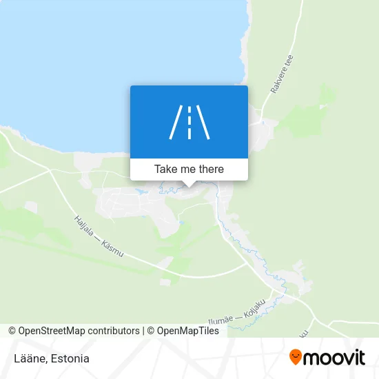 Карта Lääne