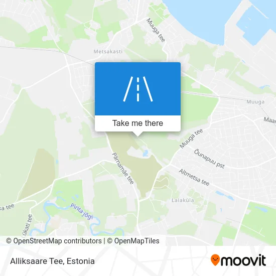 Карта Alliksaare Tee