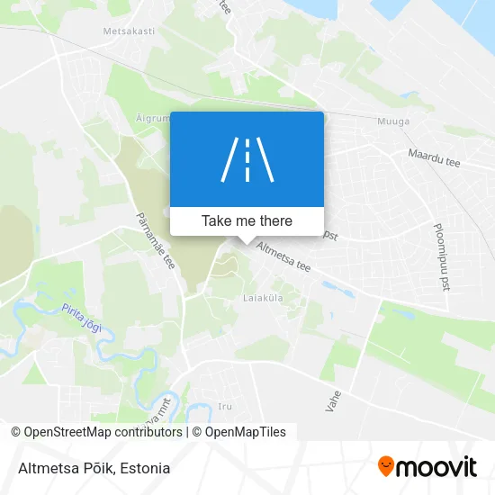 Карта Altmetsa Põik