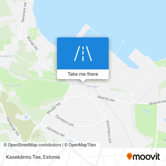 Карта Kasekännu Tee