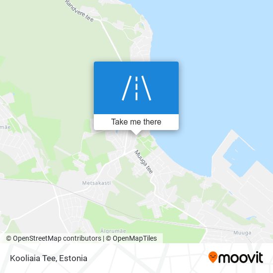 Kooliaia Tee map