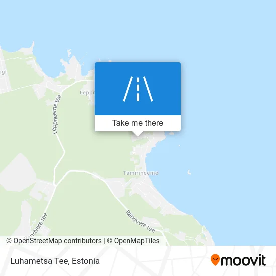 Карта Luhametsa Tee