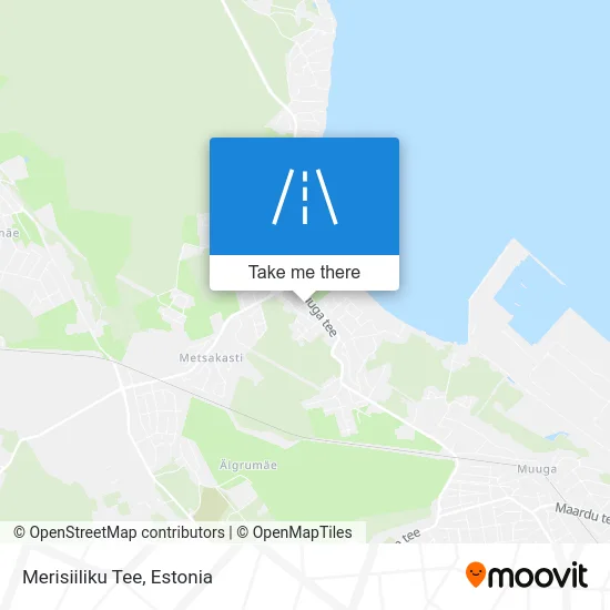 Карта Merisiiliku Tee