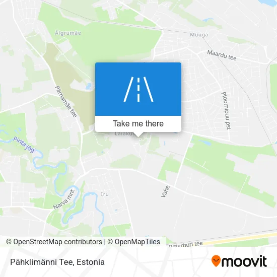 Карта Pähklimänni Tee