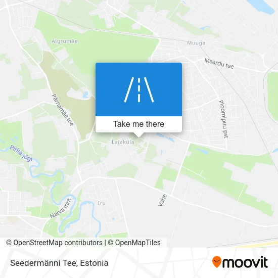 Карта Seedermänni Tee