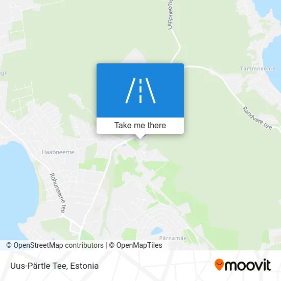 Карта Uus-Pärtle Tee