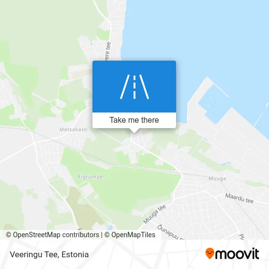 Карта Veeringu Tee