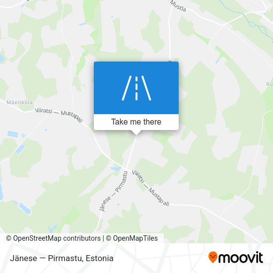 Jänese — Pirmastu map