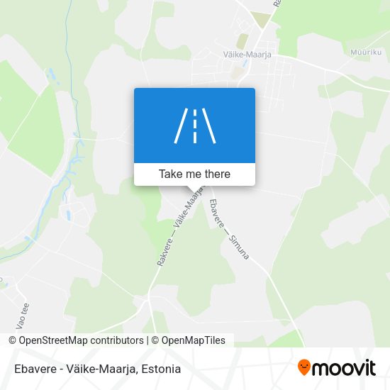 Ebavere - Väike-Maarja map