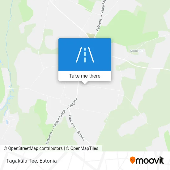Карта Tagaküla Tee
