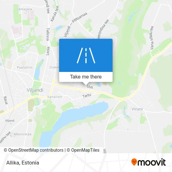 Карта Allika