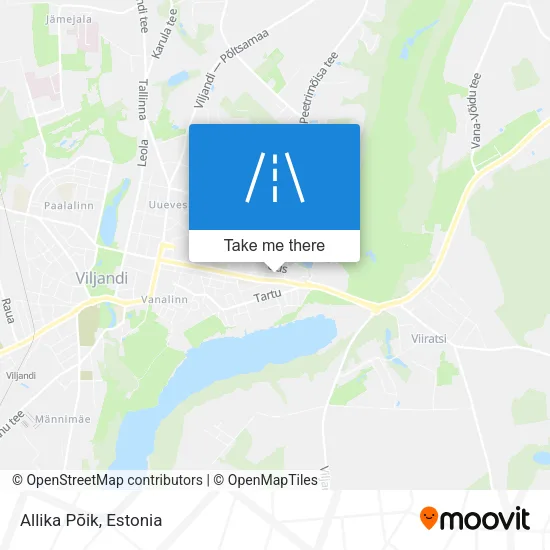 Карта Allika Põik