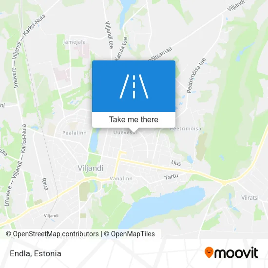 Карта Endla