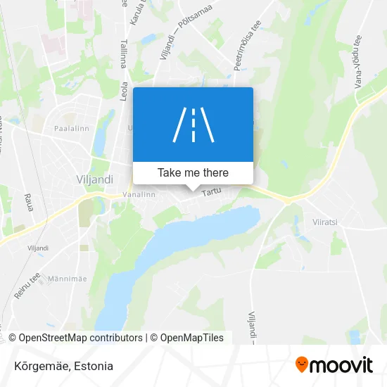 Карта Kõrgemäe