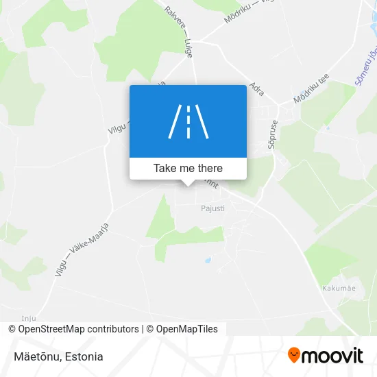 Карта Mäetõnu