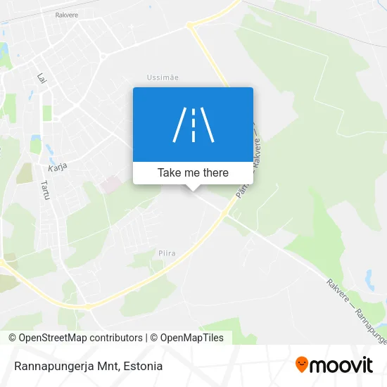 Карта Rannapungerja Mnt