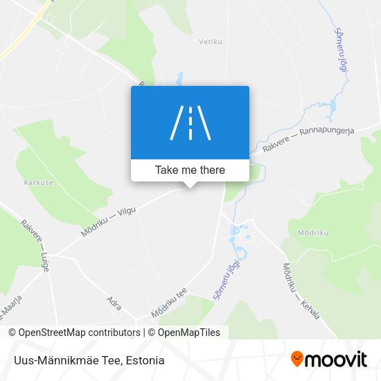 Uus-Männikmäe Tee map