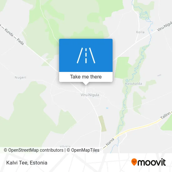 Карта Kalvi Tee