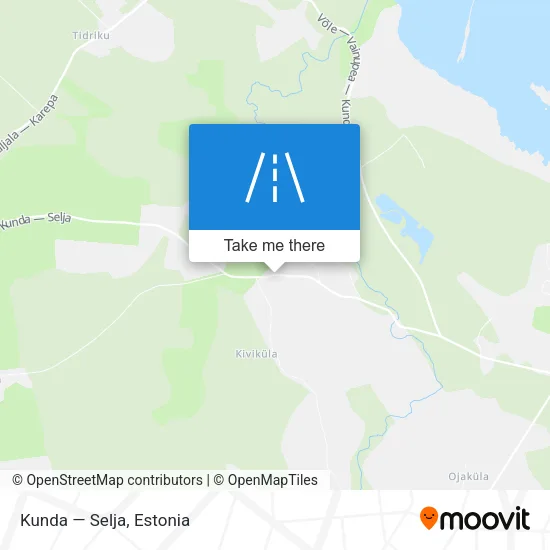 Карта Kunda — Selja