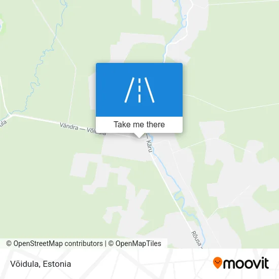 Карта Võidula