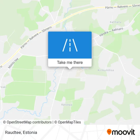 Карта Raudtee