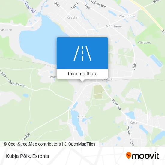 Карта Kubja Põik