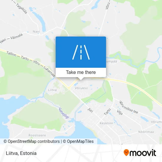 Карта Liitva