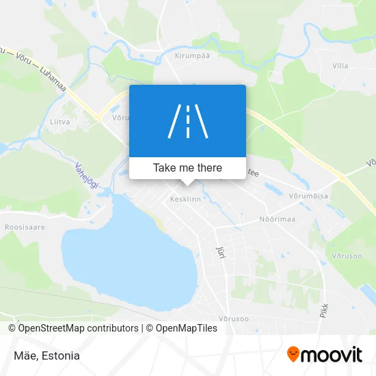 Карта Mäe