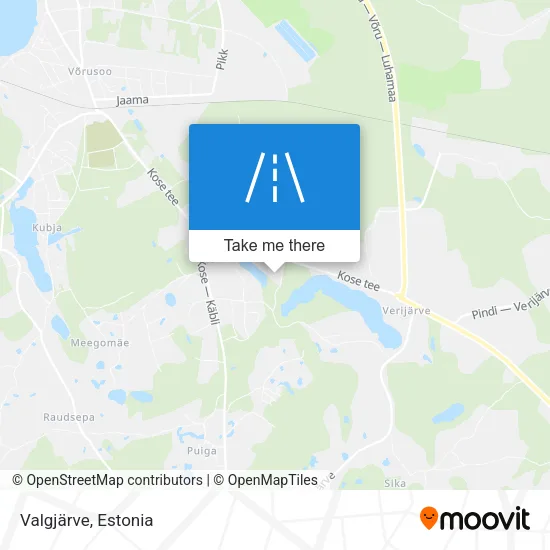 Карта Valgjärve