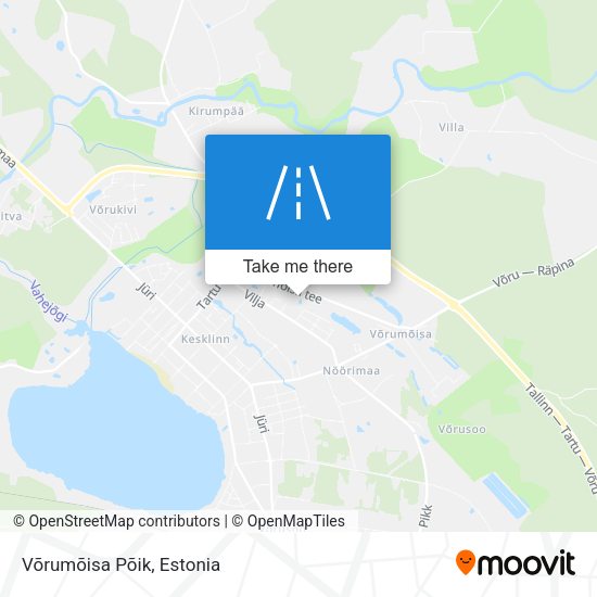 Карта Võrumõisa Põik