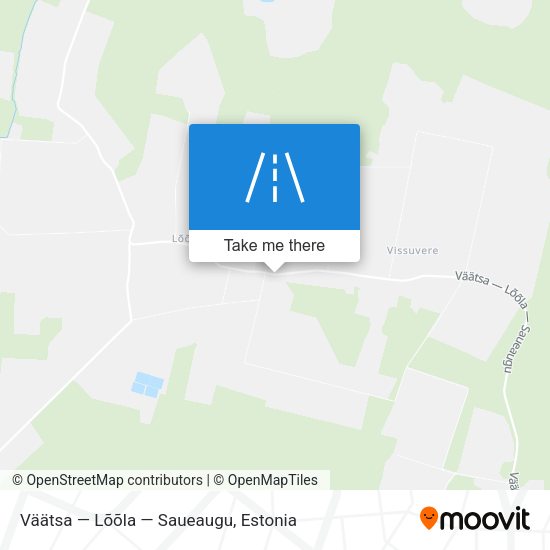 Väätsa — Lõõla — Saueaugu map