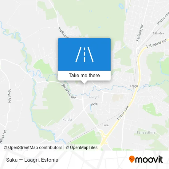Saku — Laagri map