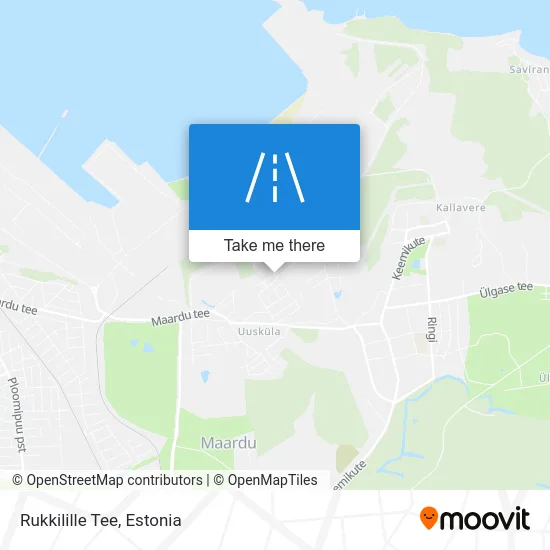 Rukkilille Tee map